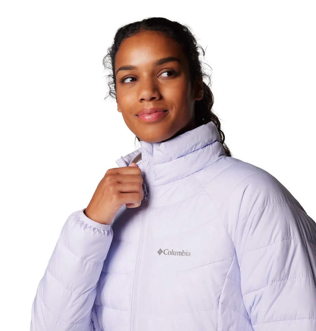 Columbia Women Purple Omni-Heat Reflective Powder Lite II Jacket