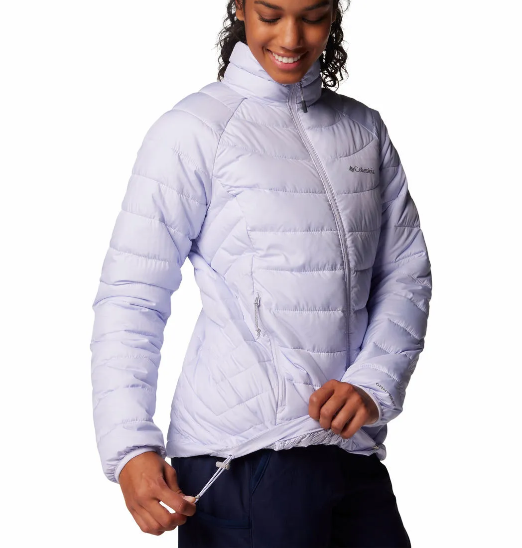 Columbia Women Purple Omni-Heat Reflective Powder Lite II Jacket
