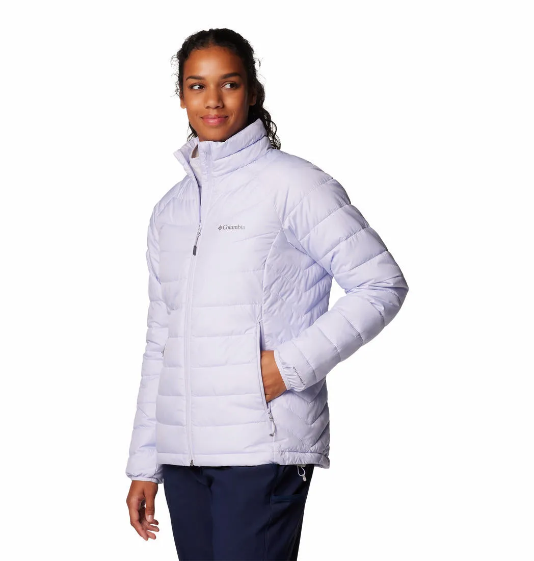Columbia Women Purple Omni-Heat Reflective Powder Lite II Jacket