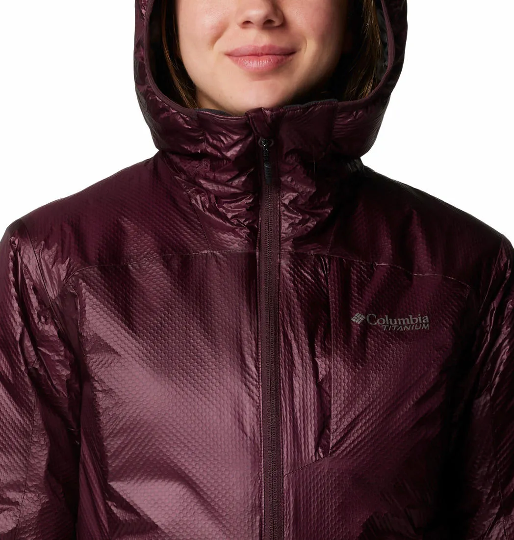 Columbia Women Red Omni-Heat Infinity Arch Rock II Hooded Jacket