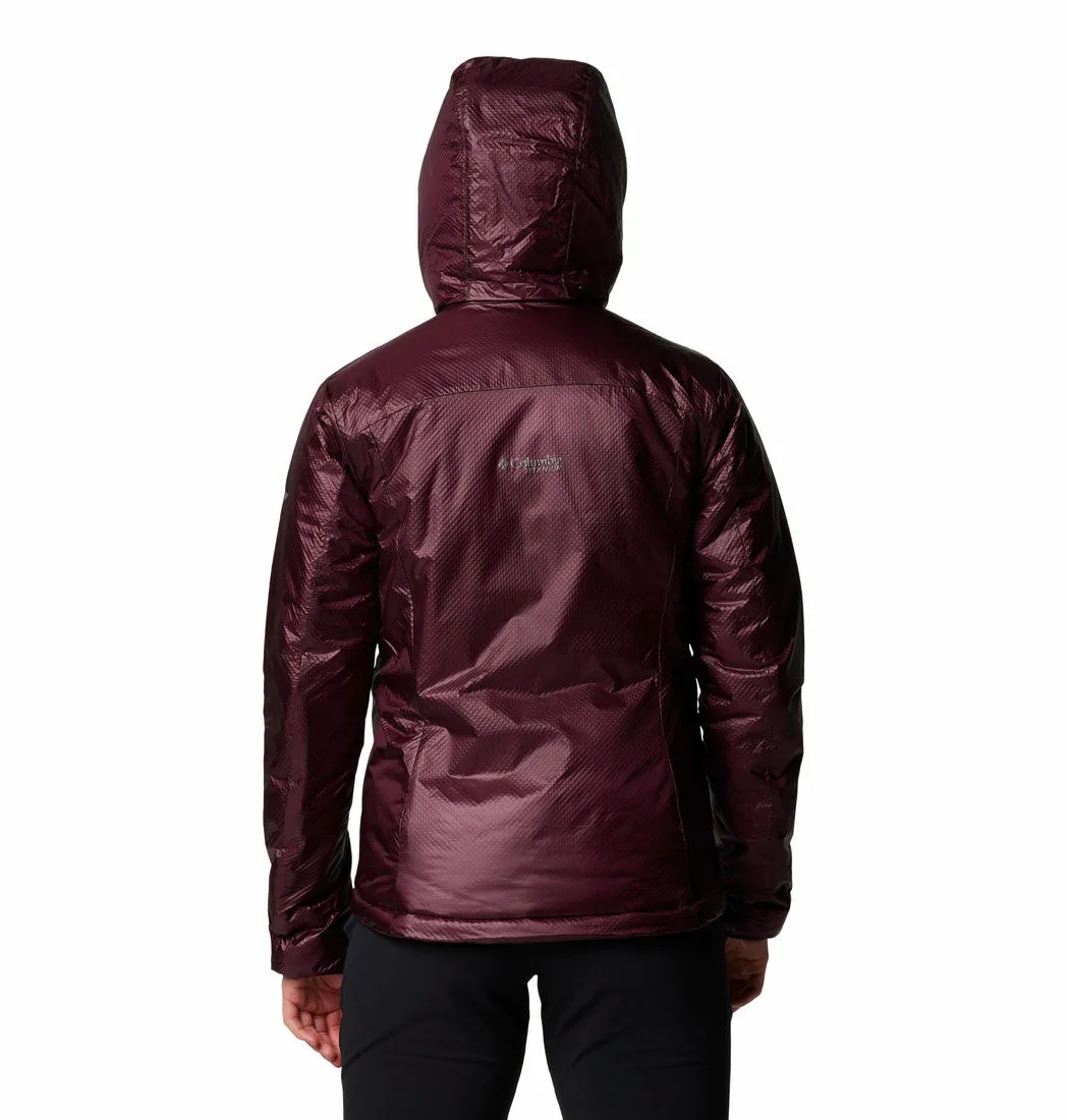 Columbia Women Red Omni-Heat Infinity Arch Rock II Hooded Jacket