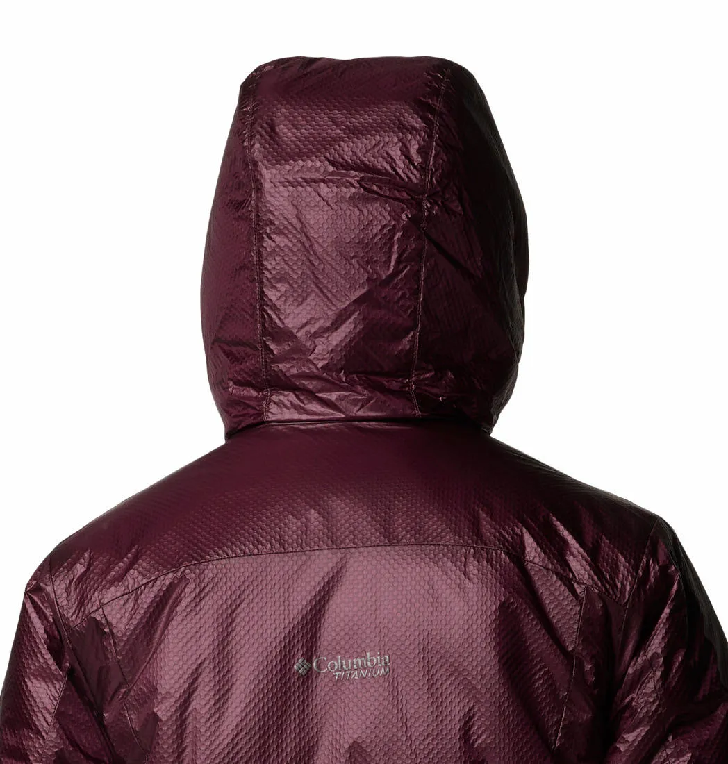 Columbia Women Red Omni-Heat Infinity Arch Rock II Hooded Jacket