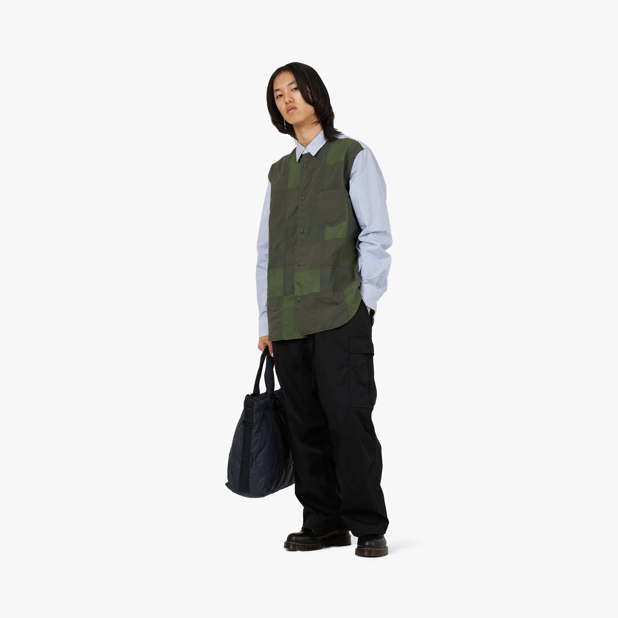 COMME des GARÇONS HOMME Multi Fabric Shirt / Mix