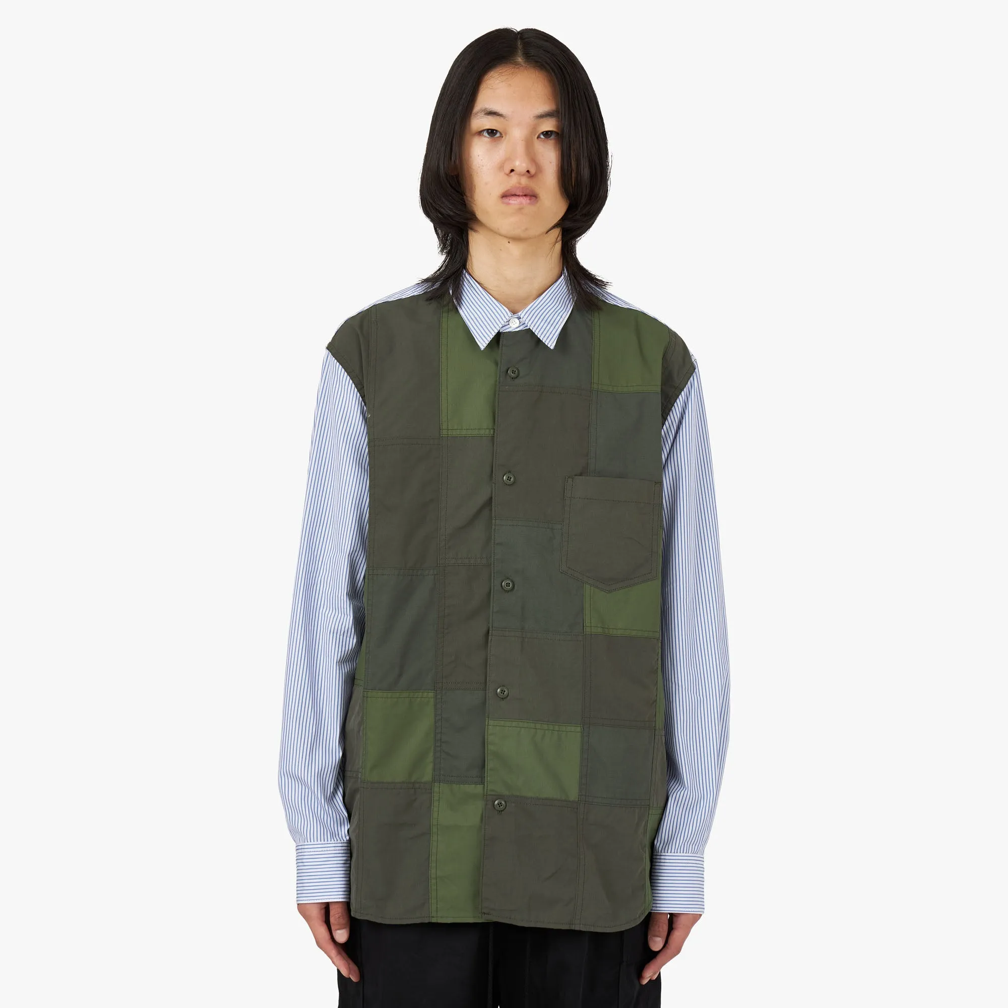 COMME des GARÇONS HOMME Multi Fabric Shirt / Mix