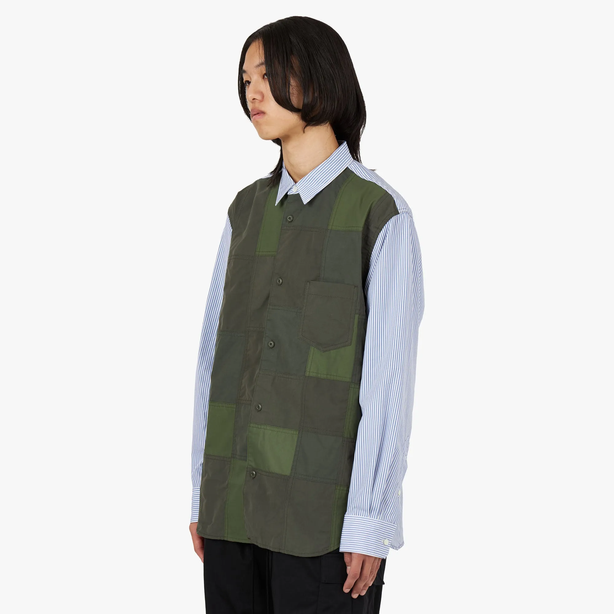 COMME des GARÇONS HOMME Multi Fabric Shirt / Mix