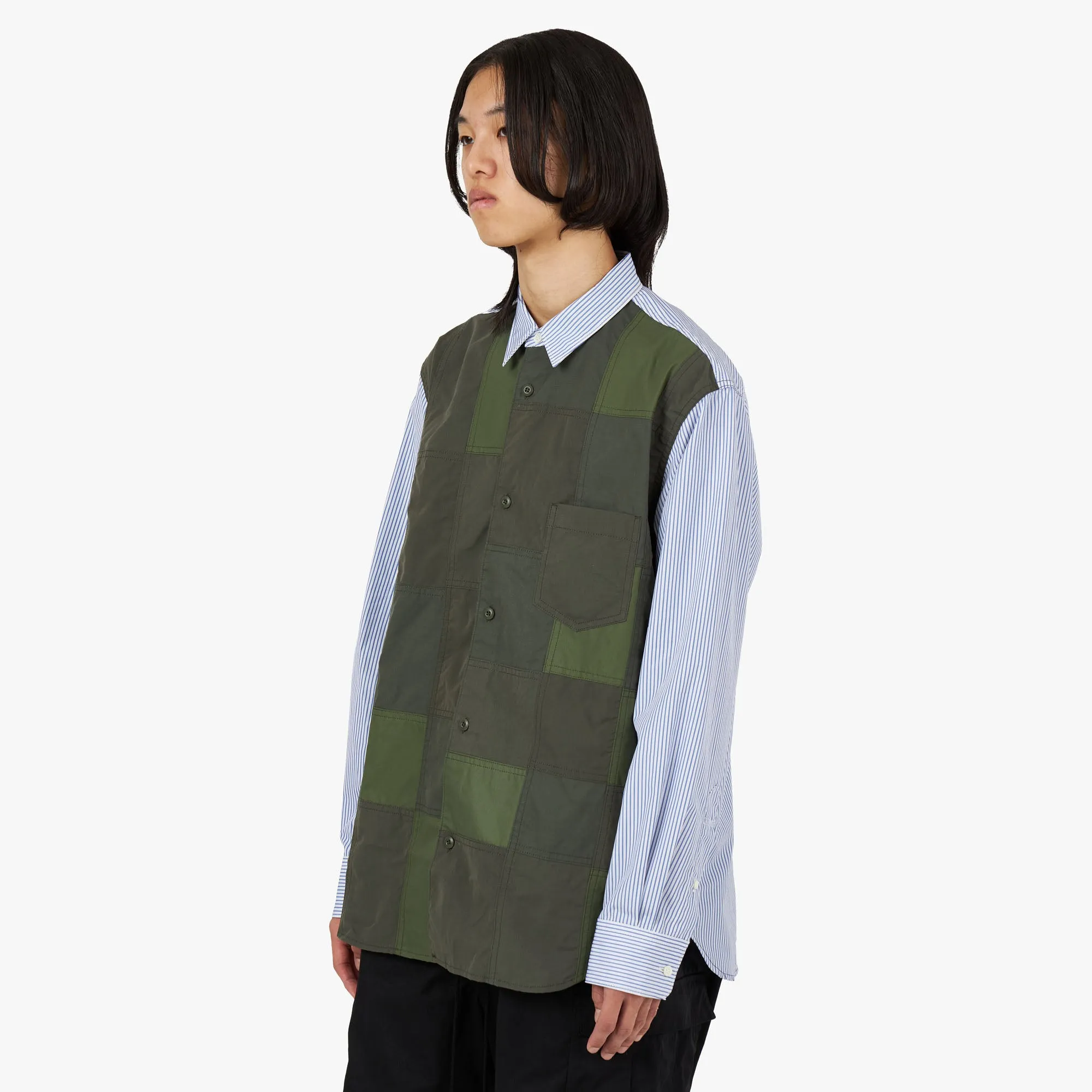 COMME des GARÇONS HOMME Multi Fabric Shirt / Mix