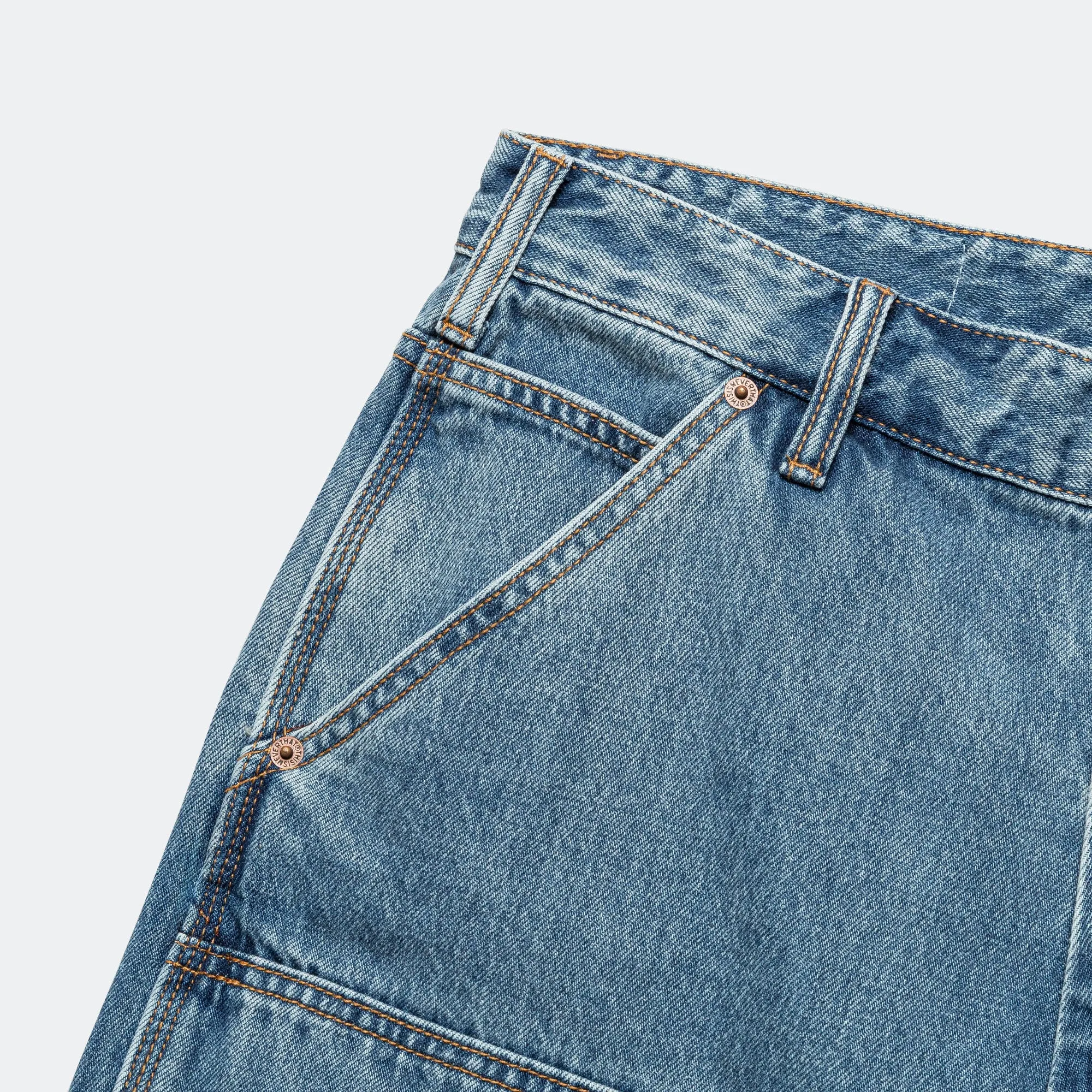 Denim Carpenter Pant - Washed Blue