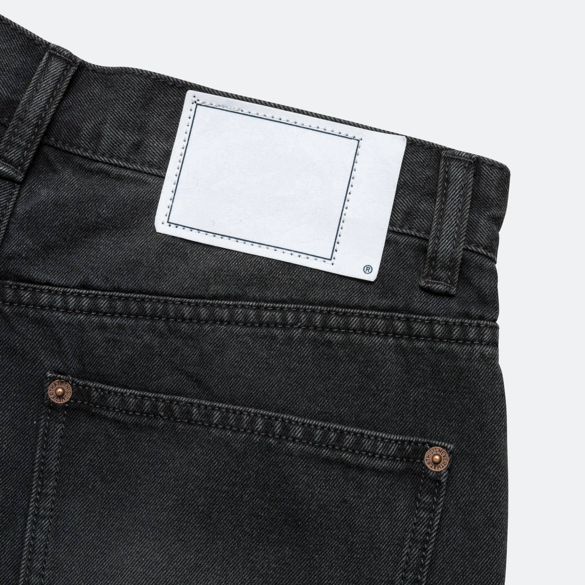 Denim Carpenter Short - Black