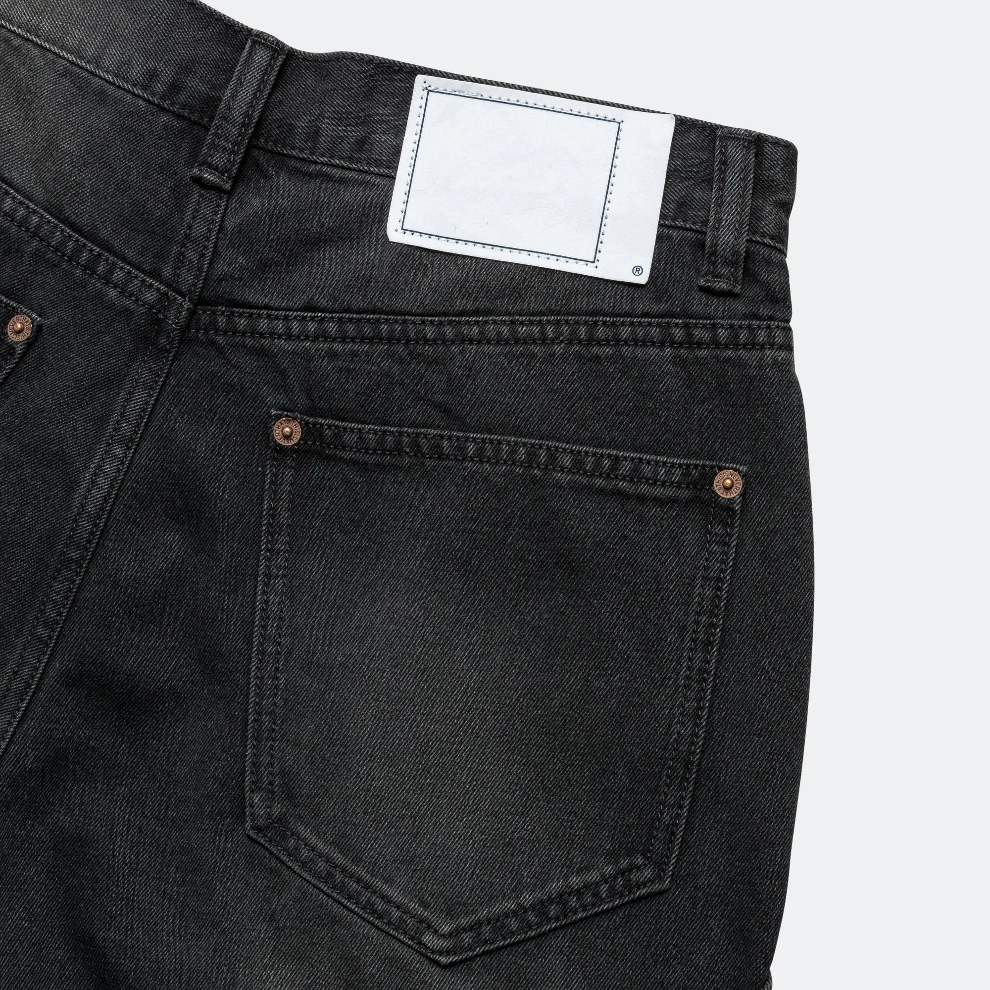 Denim Carpenter Short - Black