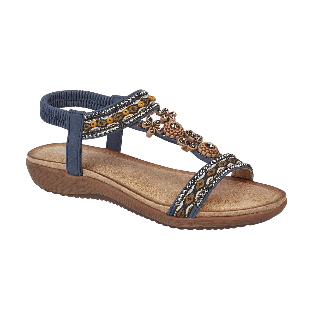 Estepona - Ladies Lightweight Sandal in Navy