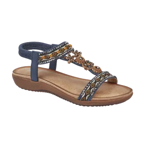 Estepona - Ladies Lightweight Sandal in Navy