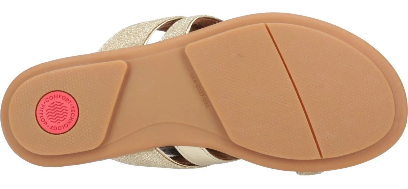 FitFlop Gracie Shimmerlux Womens Strappy Toe Post Sandal