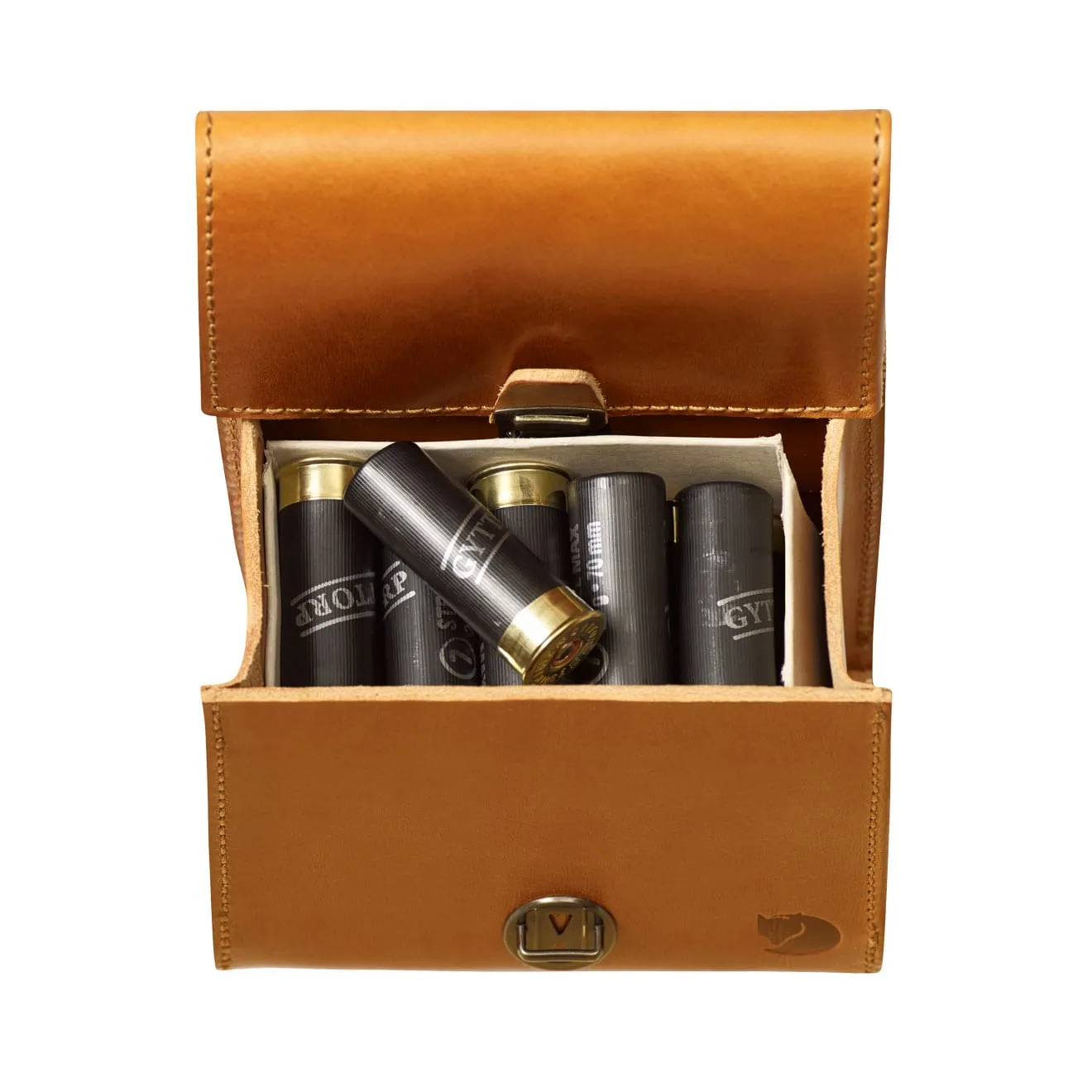 Fjallraven Leather Cartridge Bag Cognac
