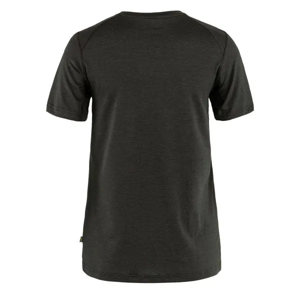 Fjallraven Womens Abisko Day Hike SS T-Shirt Black