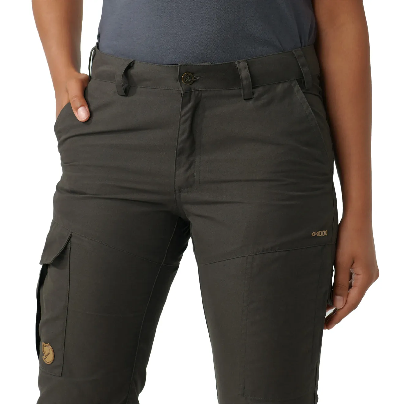 Fjallraven Womens Karla Pro Trousers Dark Olive