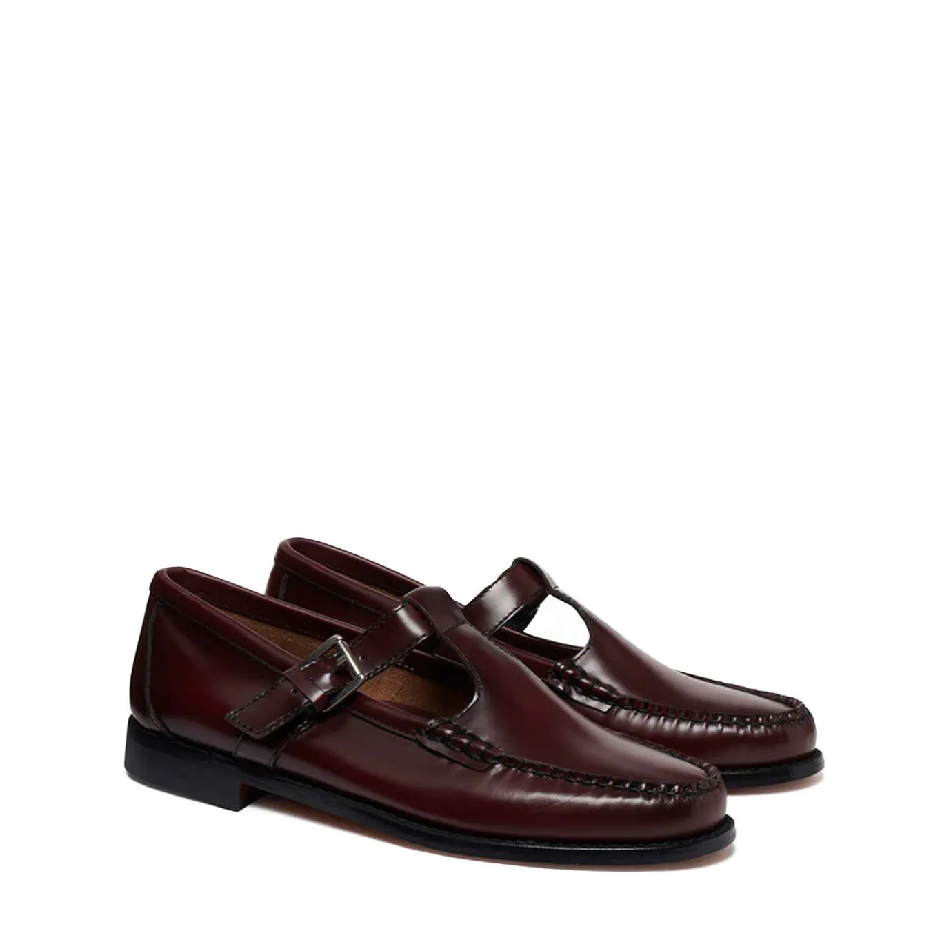 G.H Bass Womens Mary Jane Wine