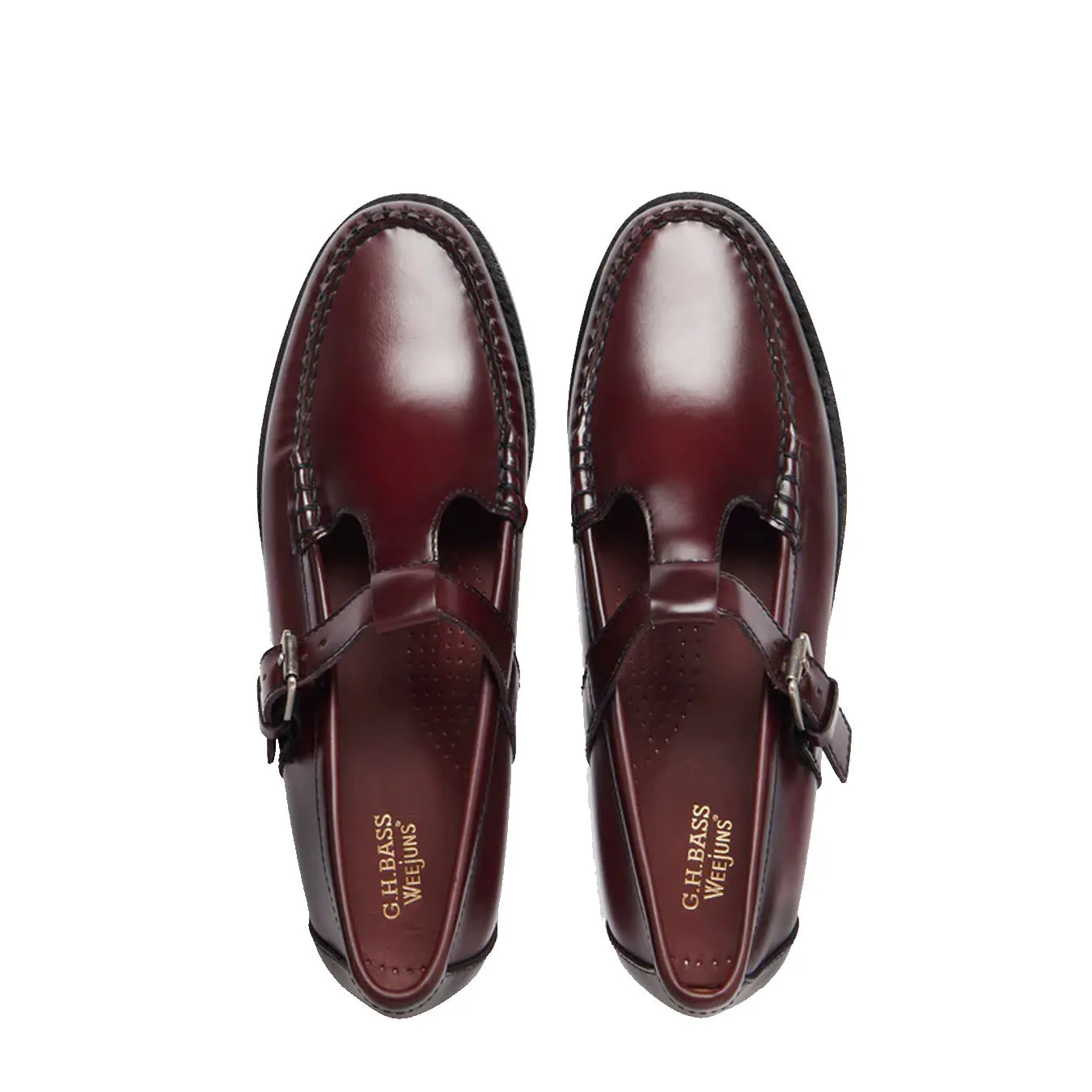 G.H Bass Womens Mary Jane Wine