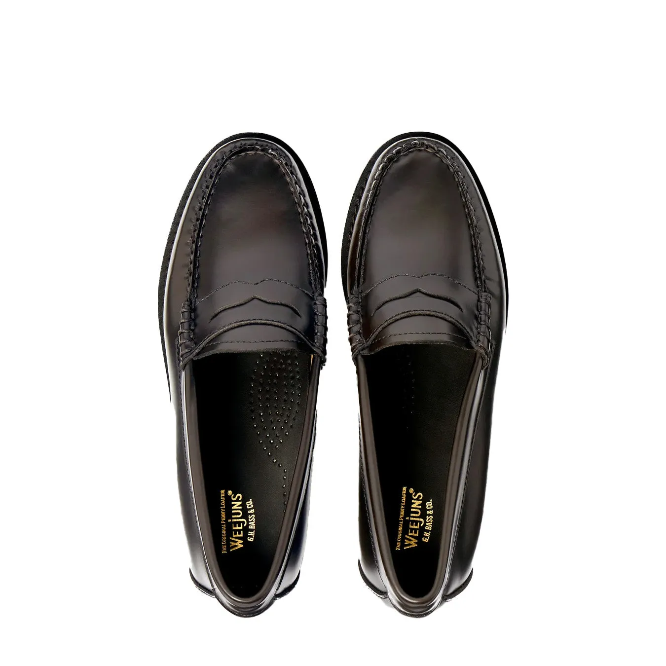 G.H.Bass Womens Bass Weejun Penny Loafer Chocolate Leather