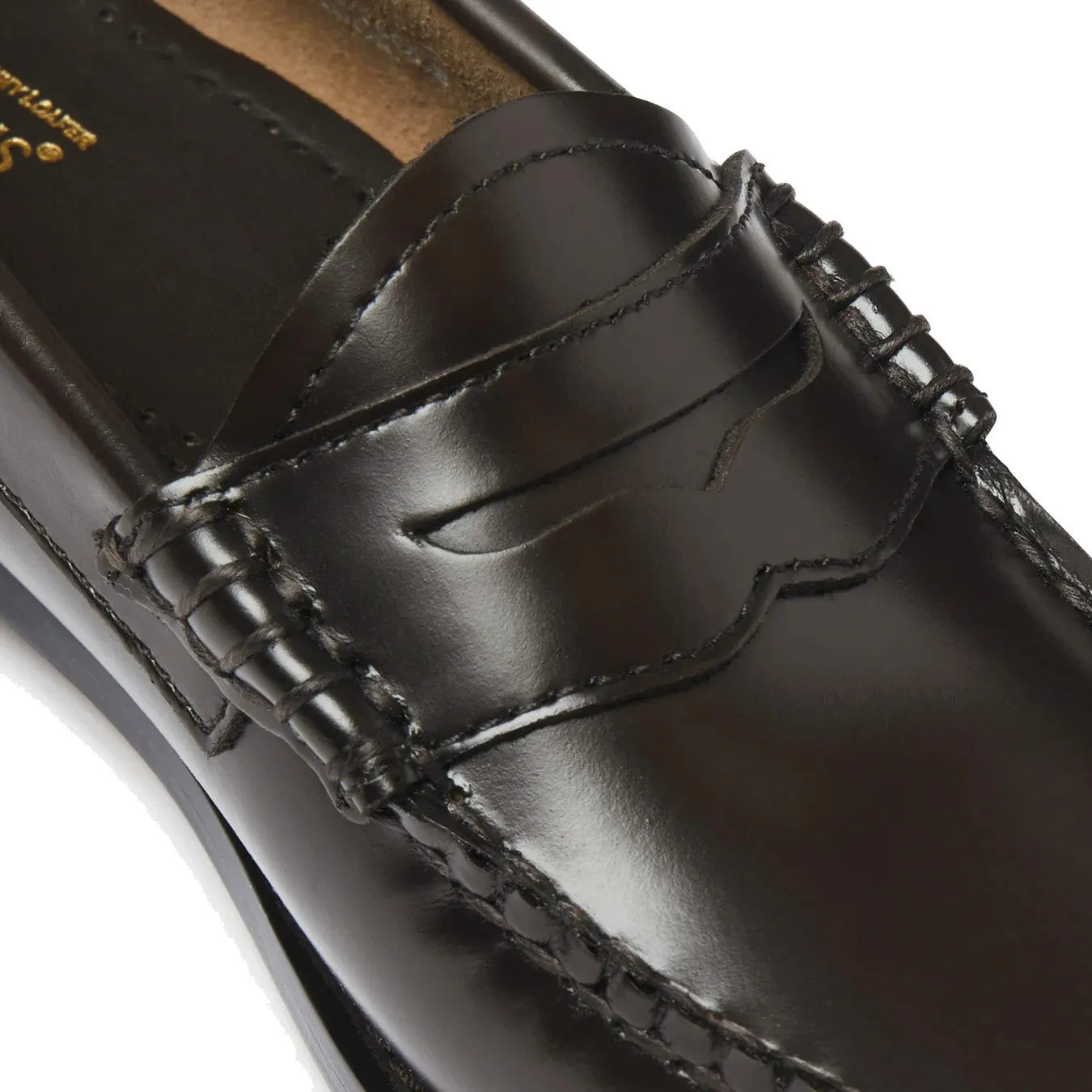 G.H.Bass Womens Bass Weejun Penny Loafer Chocolate Leather