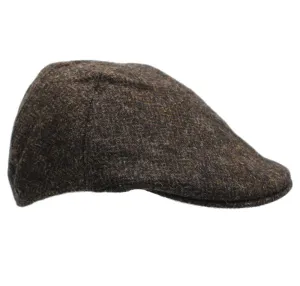 Heather Exeter British Tweed Duckbill Cap