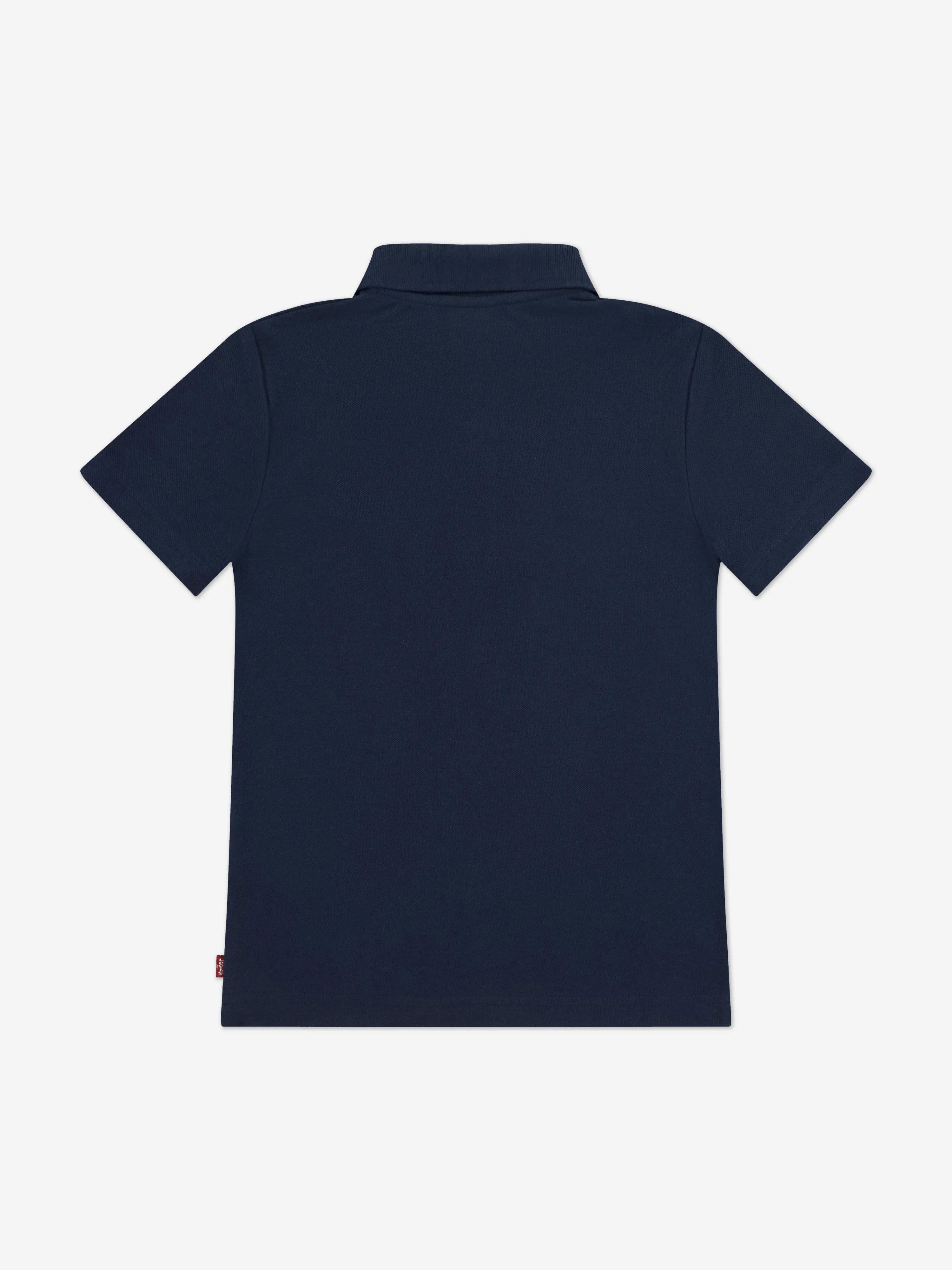 Levi's Boys Back Neck Tape Polo Shirt in Navy