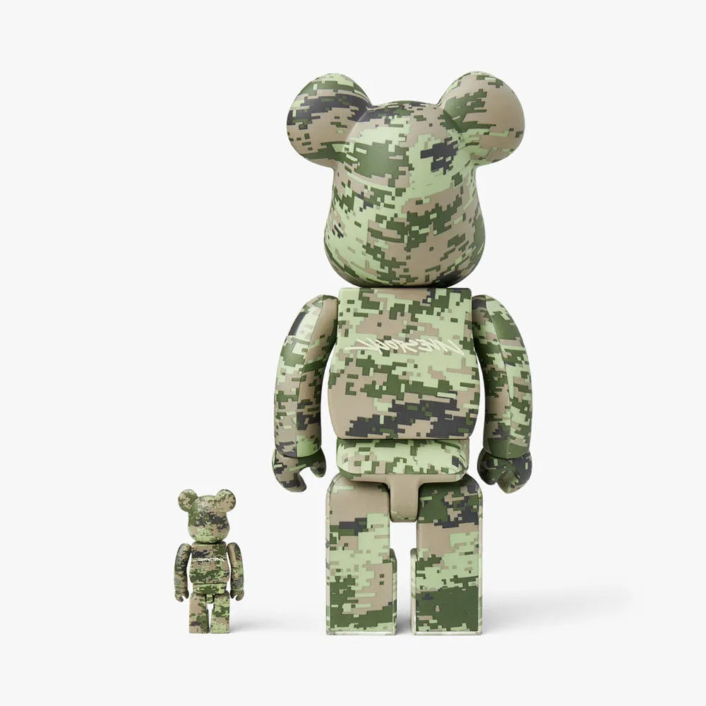 Livestock x Medicom Toy BE@RBRICK 100% & 400% Set / Digital Camouflage
