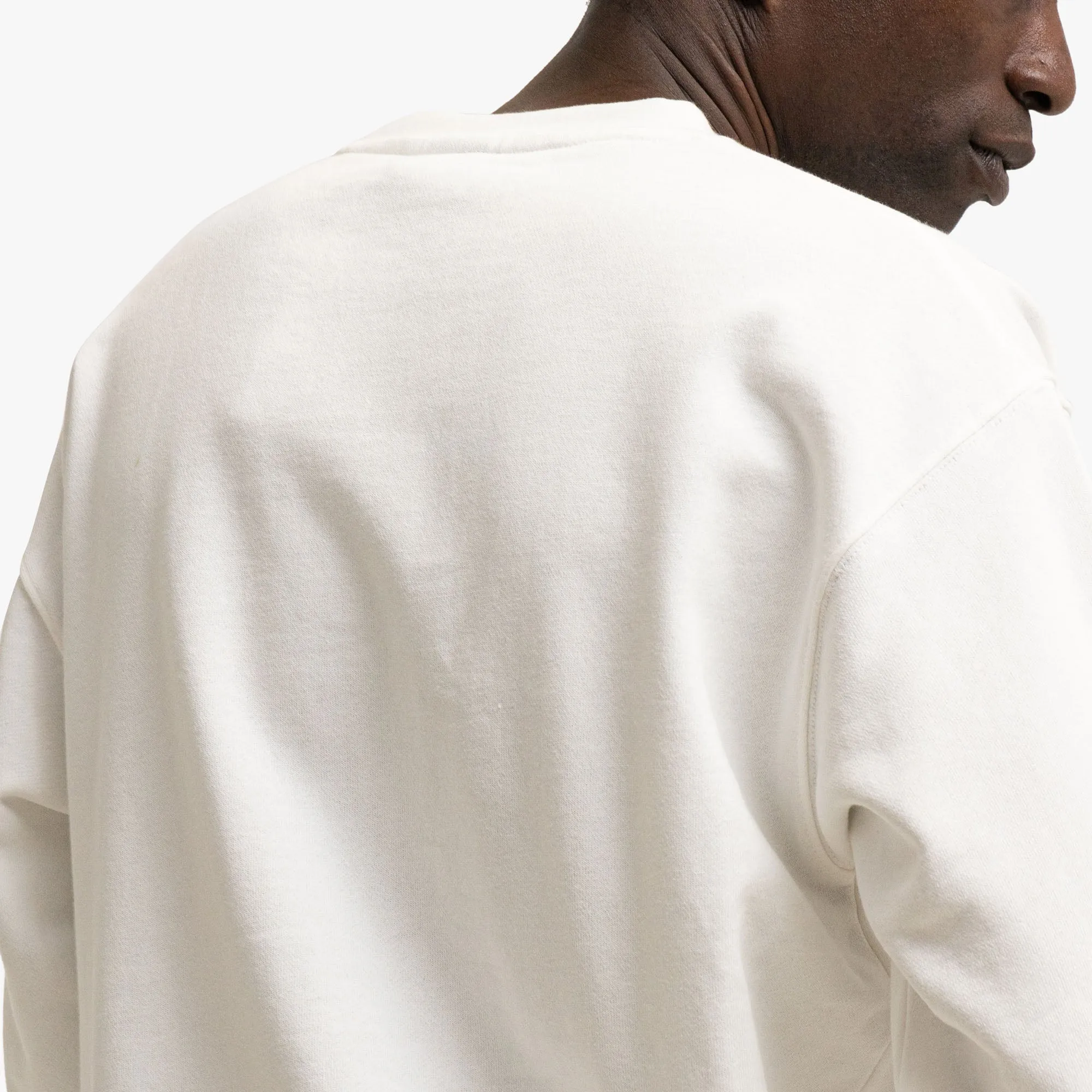 Manastash Collegiate Crewneck White
