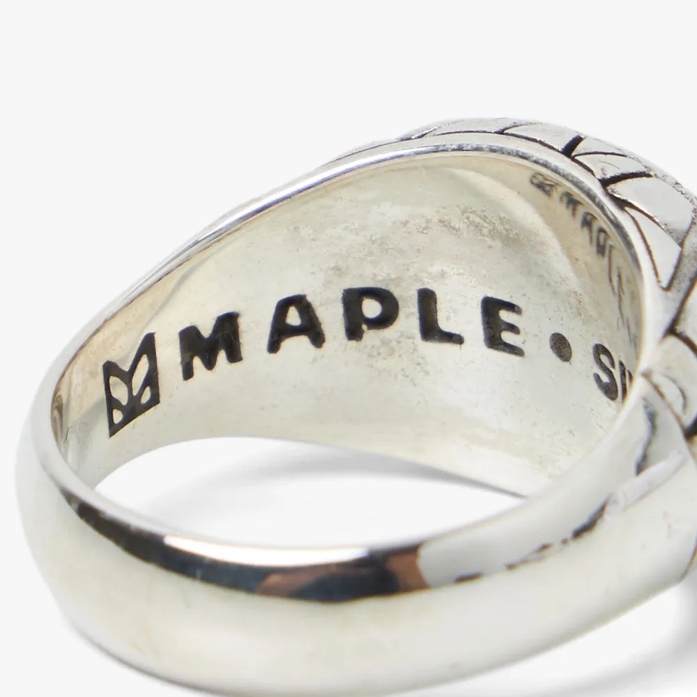 MAPLE Mccourt Signet Ring / Silver .925