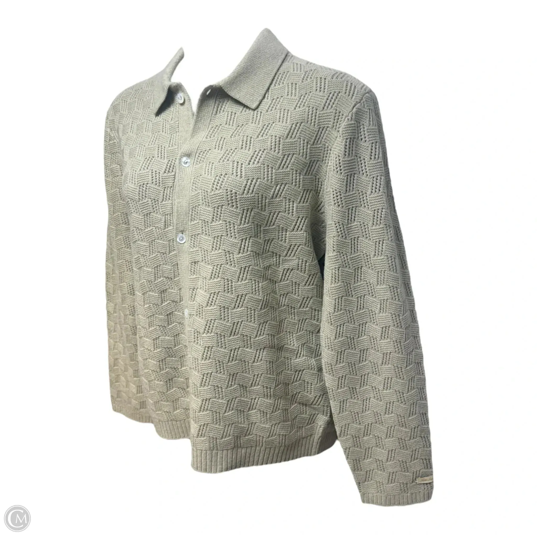 Merino Sweater Cardigan By Aimé Leon Dore In Green, Size: L