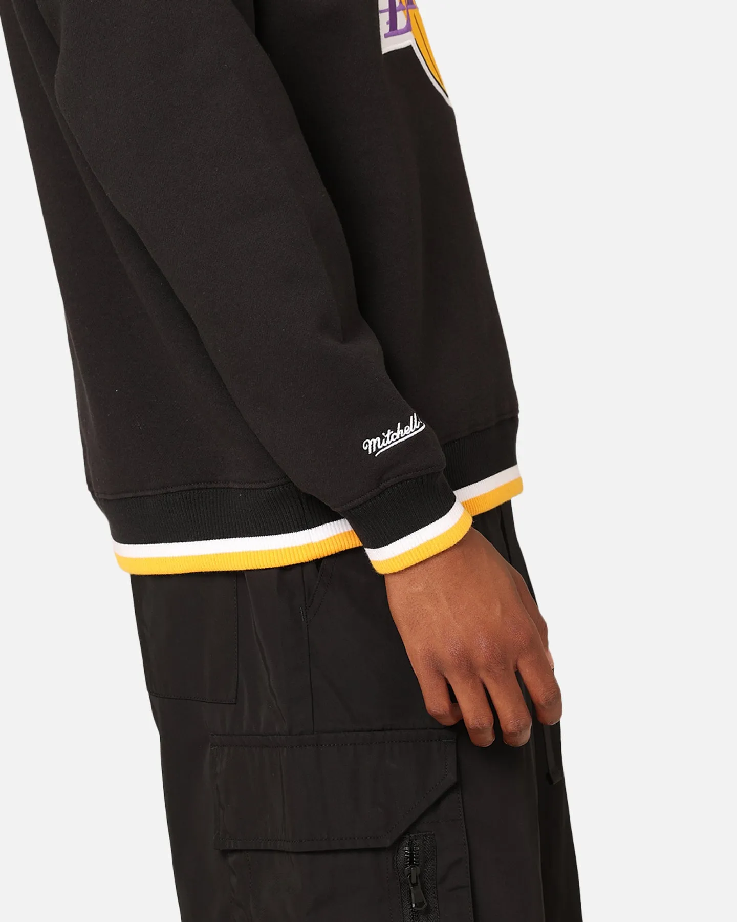 Mitchell & Ness Los Angeles Lakers Shooting Crewneck Black