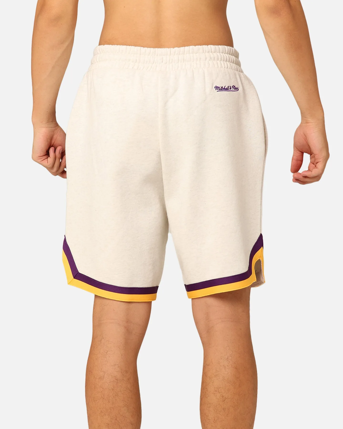 Mitchell & Ness Los Angeles Lakers Shooting Shorts White Marle
