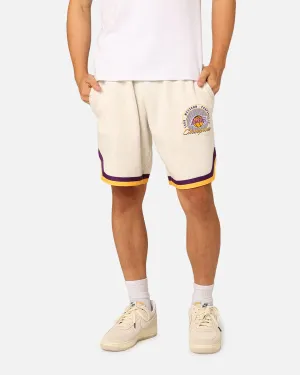 Mitchell & Ness Los Angeles Lakers Shooting Shorts White Marle