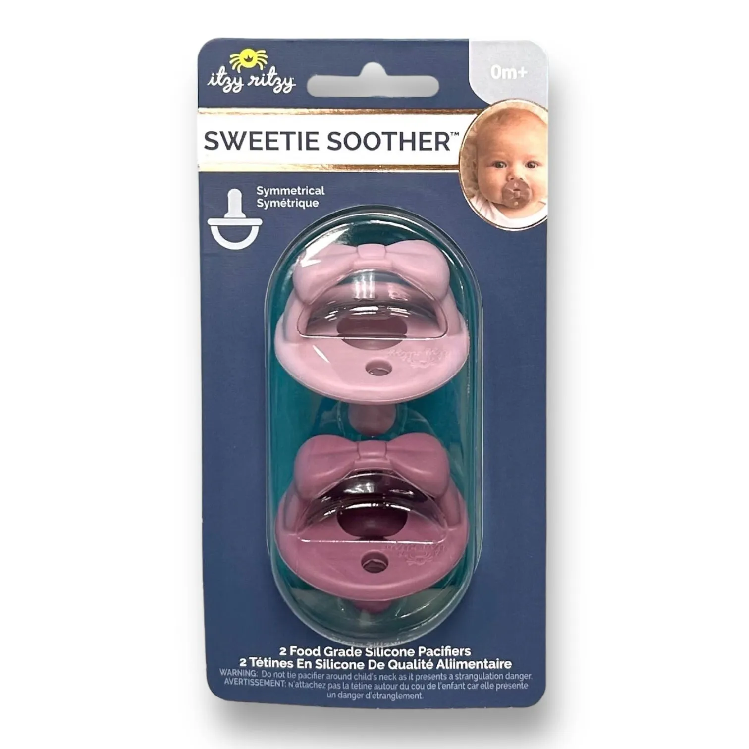 NEW! Itzy Ritzy Sweetie Soother BPA Free Food Grade Silicone Pacifier Set