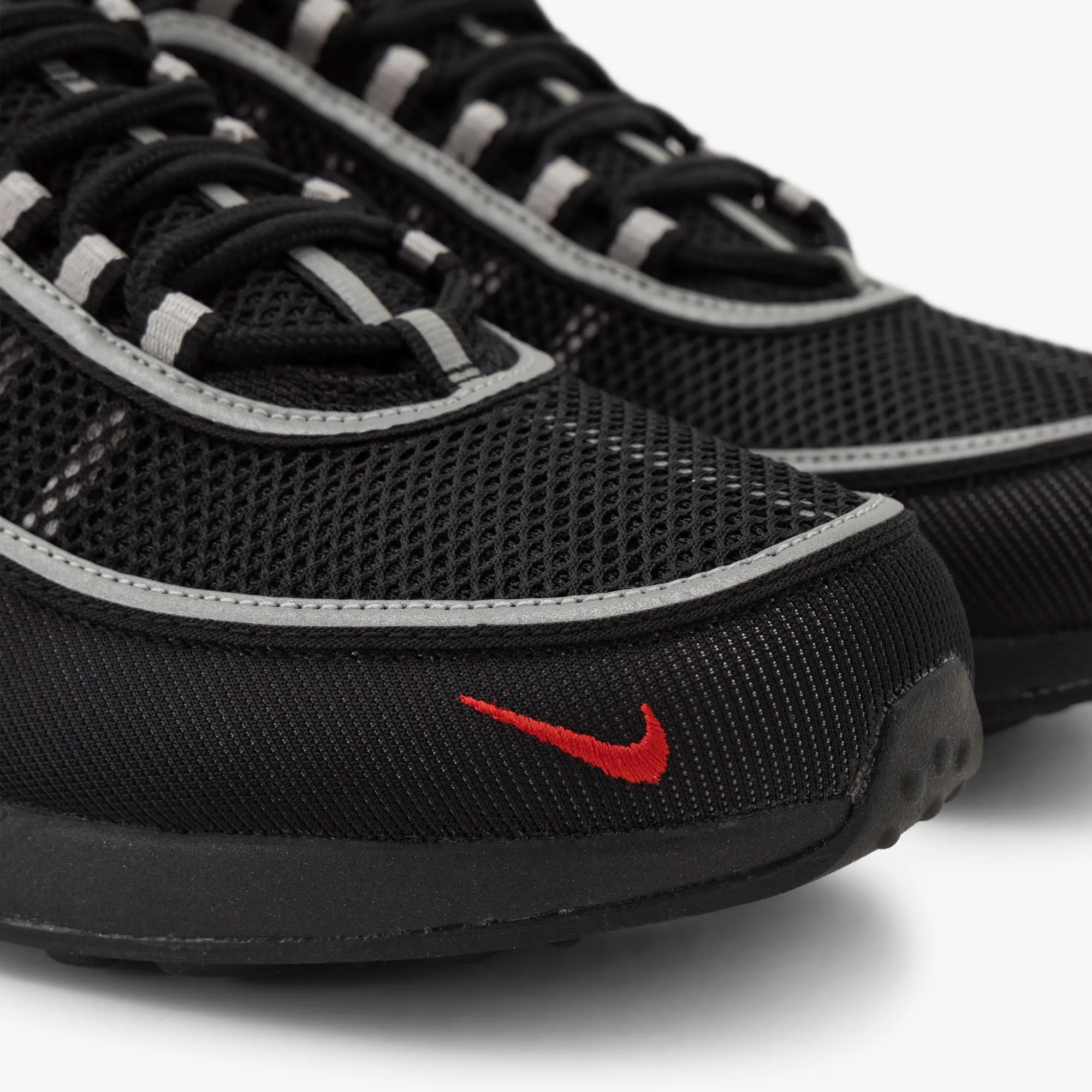 Nike Air Zoom Spiridon SP / Black / Black - Metallic Silver