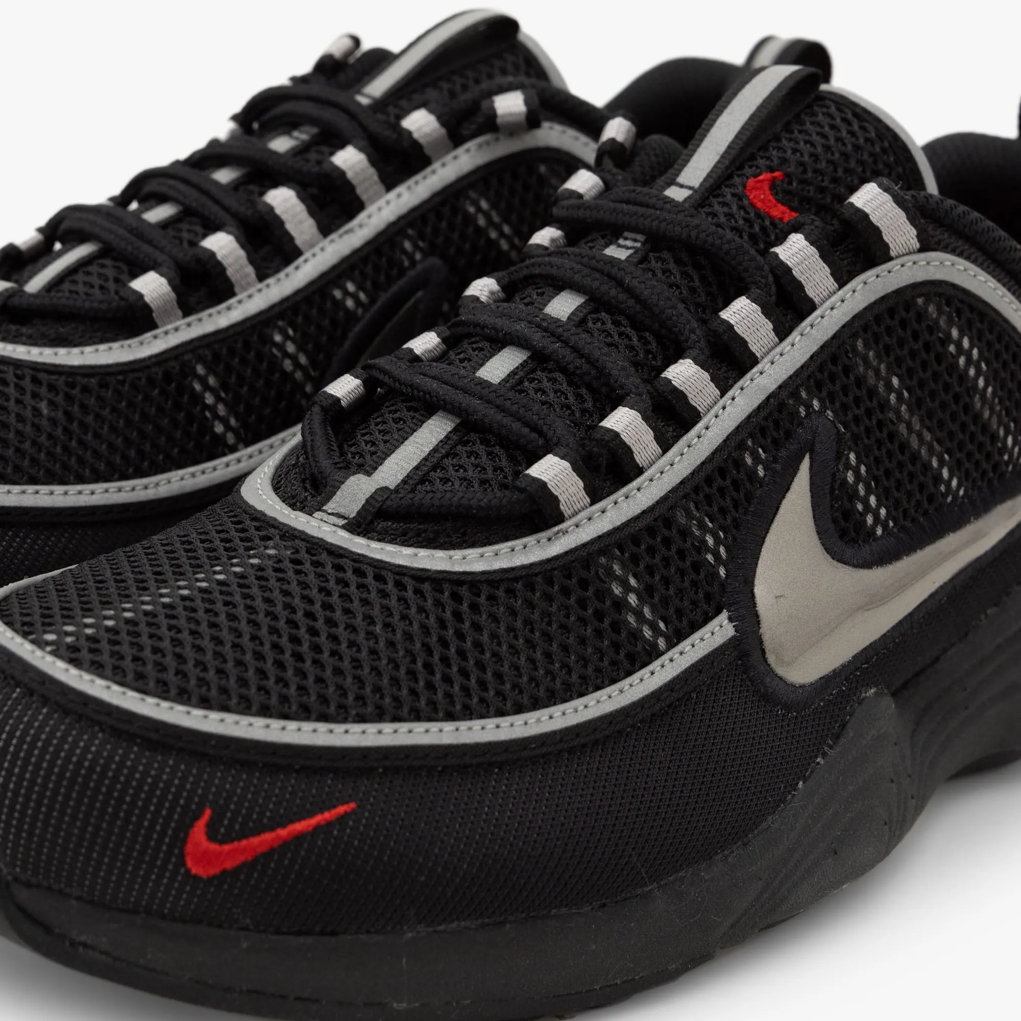 Nike Air Zoom Spiridon SP / Black / Black - Metallic Silver