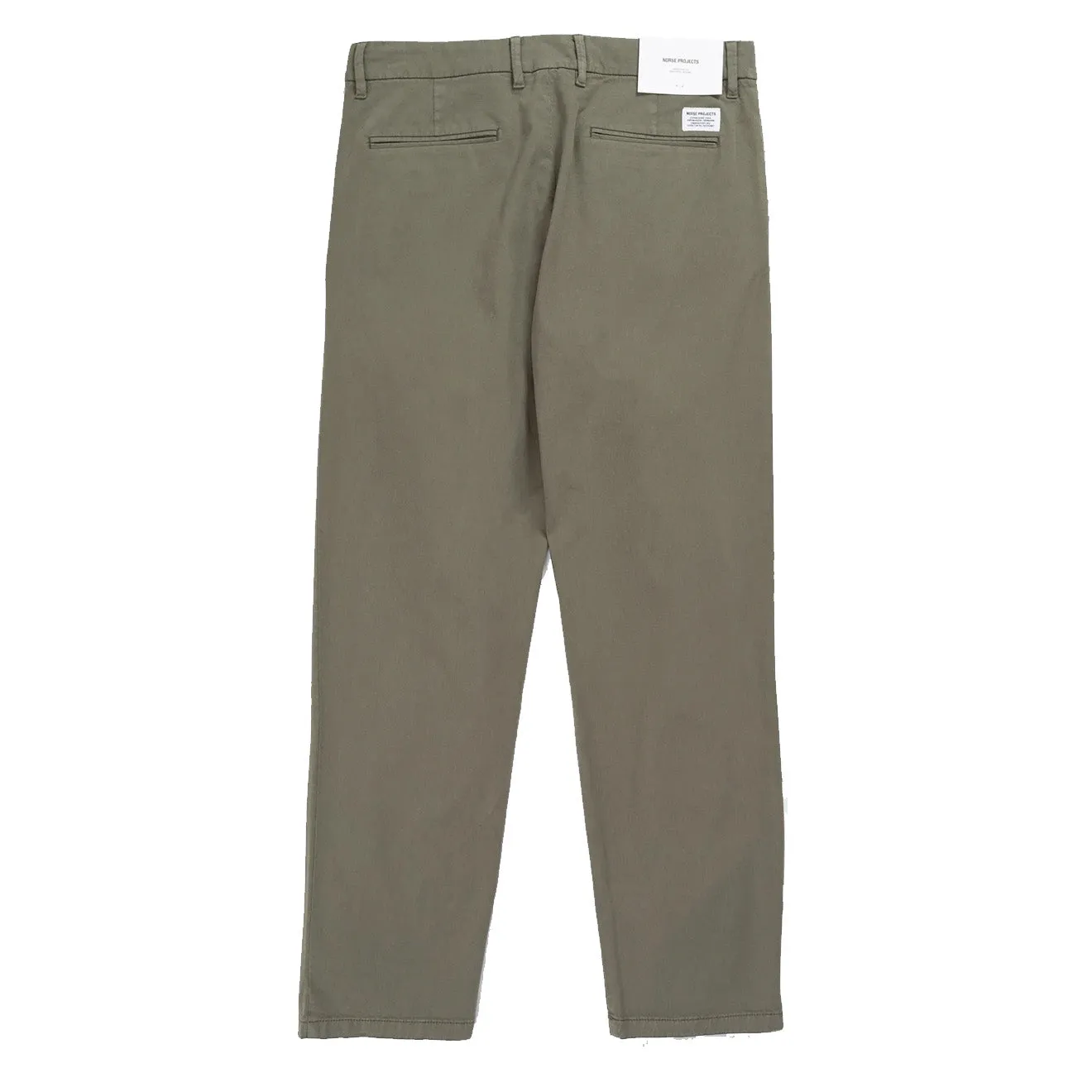 Norse Projects Aros Regular Light Stretch Trousers Dried Sage Green