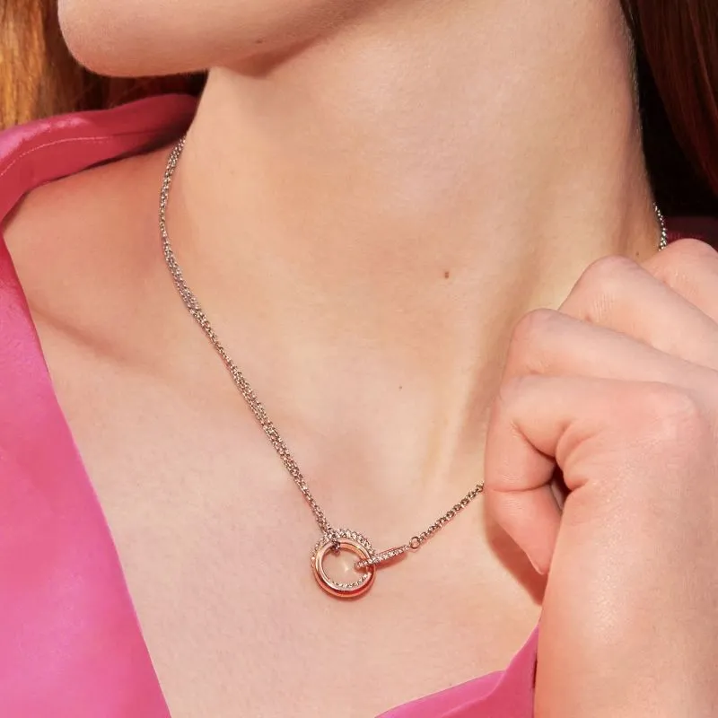 Olivia Burton Entwine Crystal Interlink Necklace 24100003