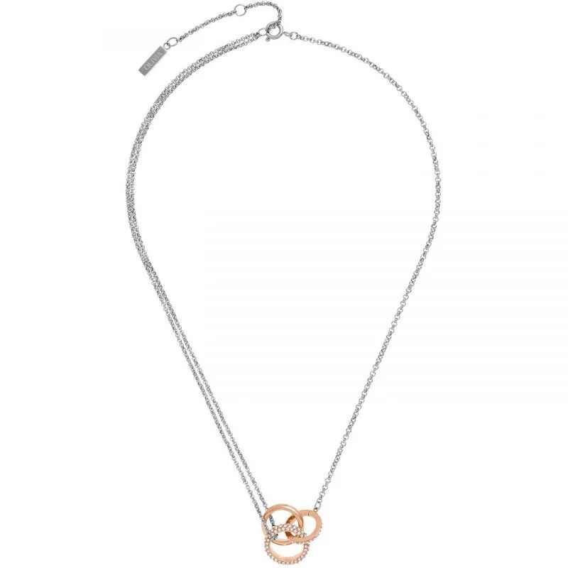 Olivia Burton Entwine Crystal Interlink Necklace 24100003