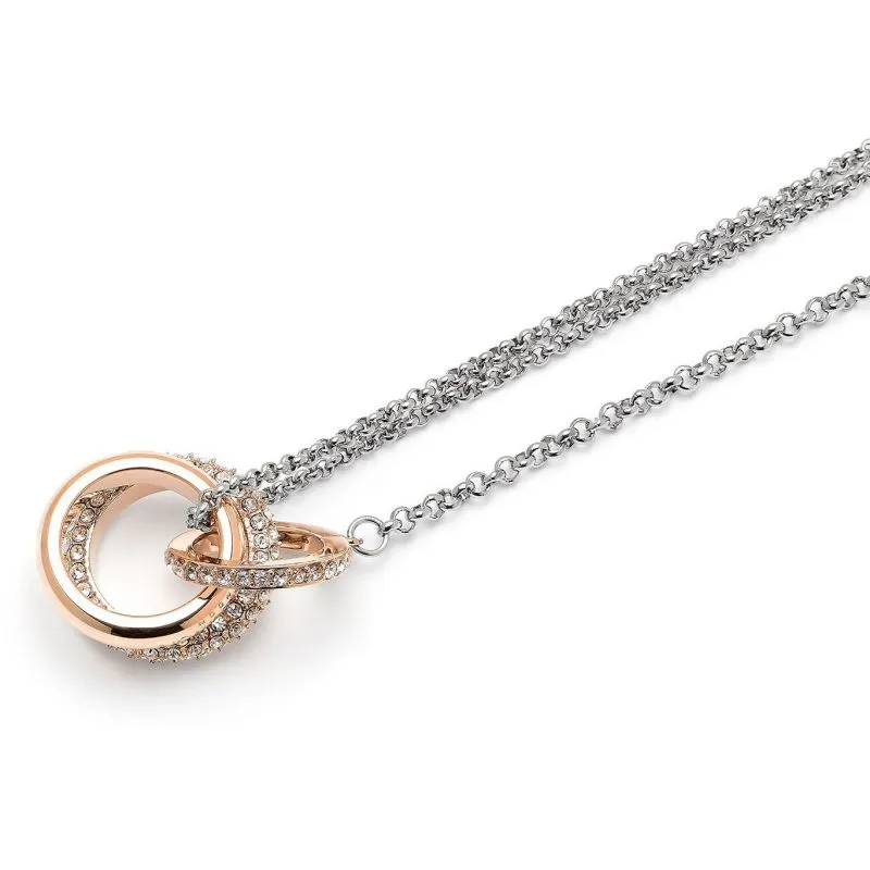 Olivia Burton Entwine Crystal Interlink Necklace 24100003