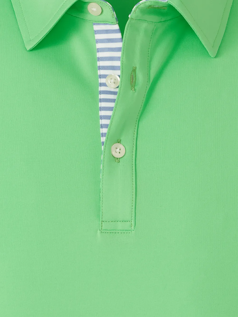 Performance Blend Three Button Polo - Lime