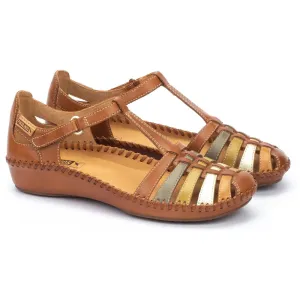 Pikolinos Viva 655-0843 Womens Leather Touch Fastening Sandal