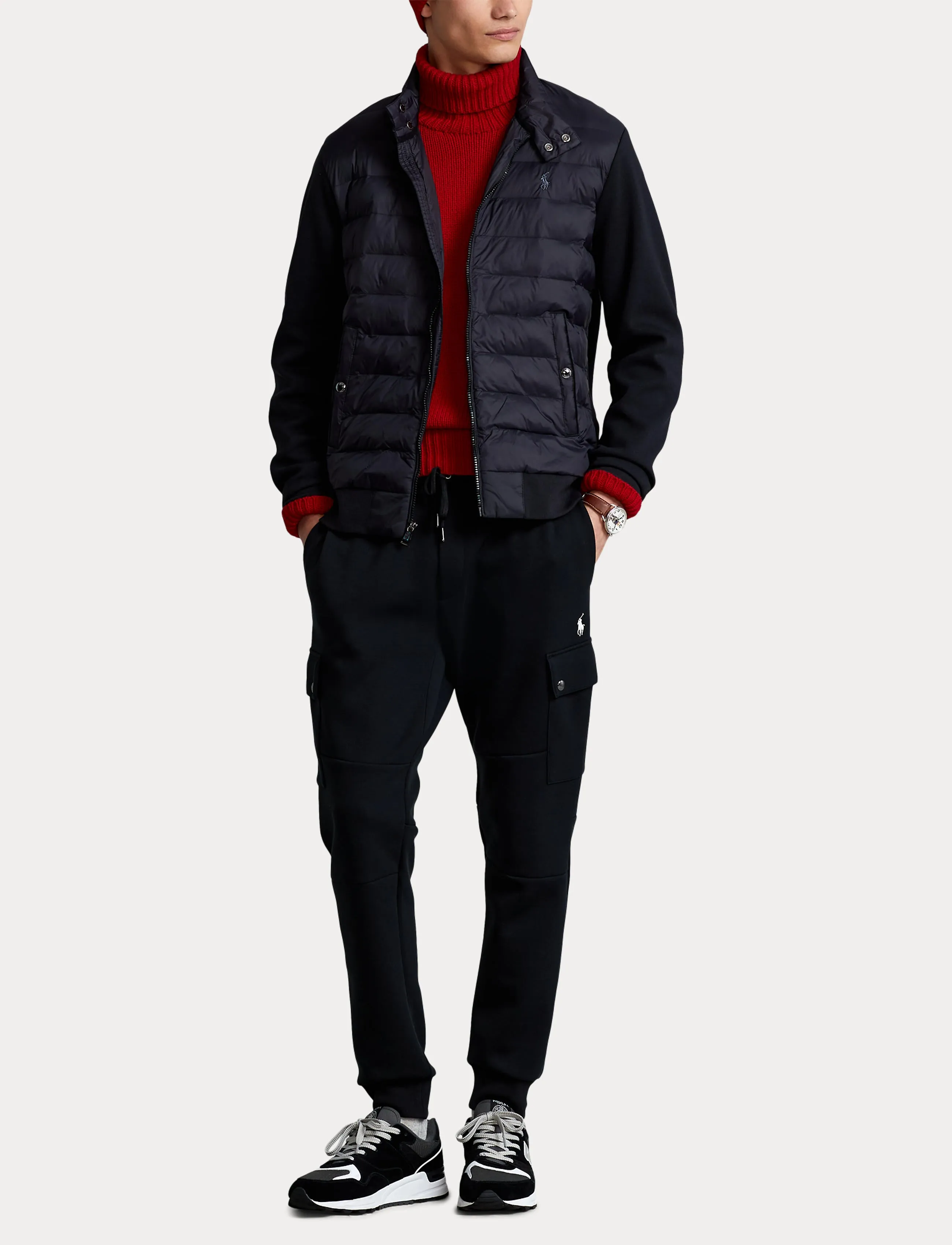Polo Ralph Lauren LS Double Knit Jacket Polo Black