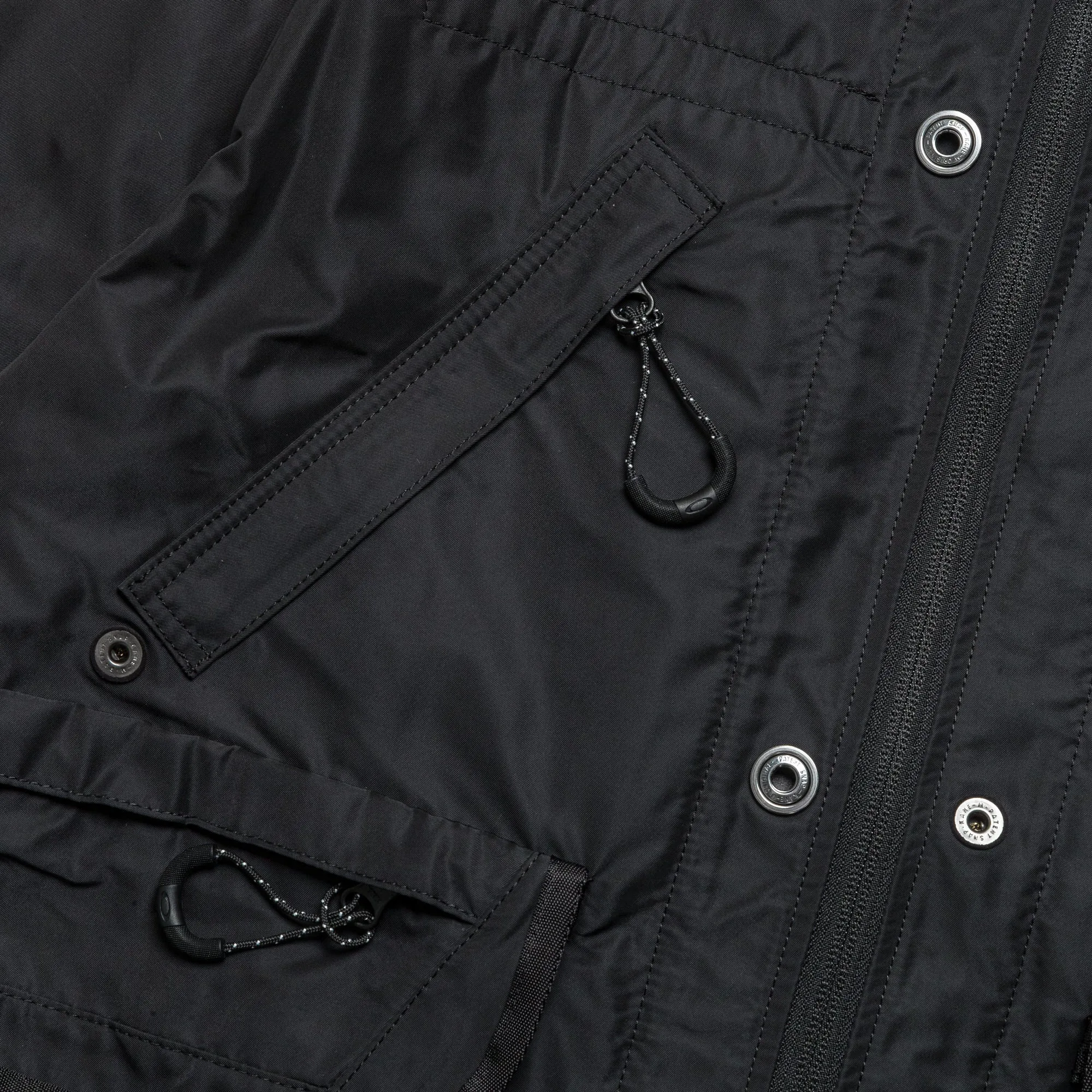 Polyester Twill Laminated Jacket x OAKLEY - Black/Black