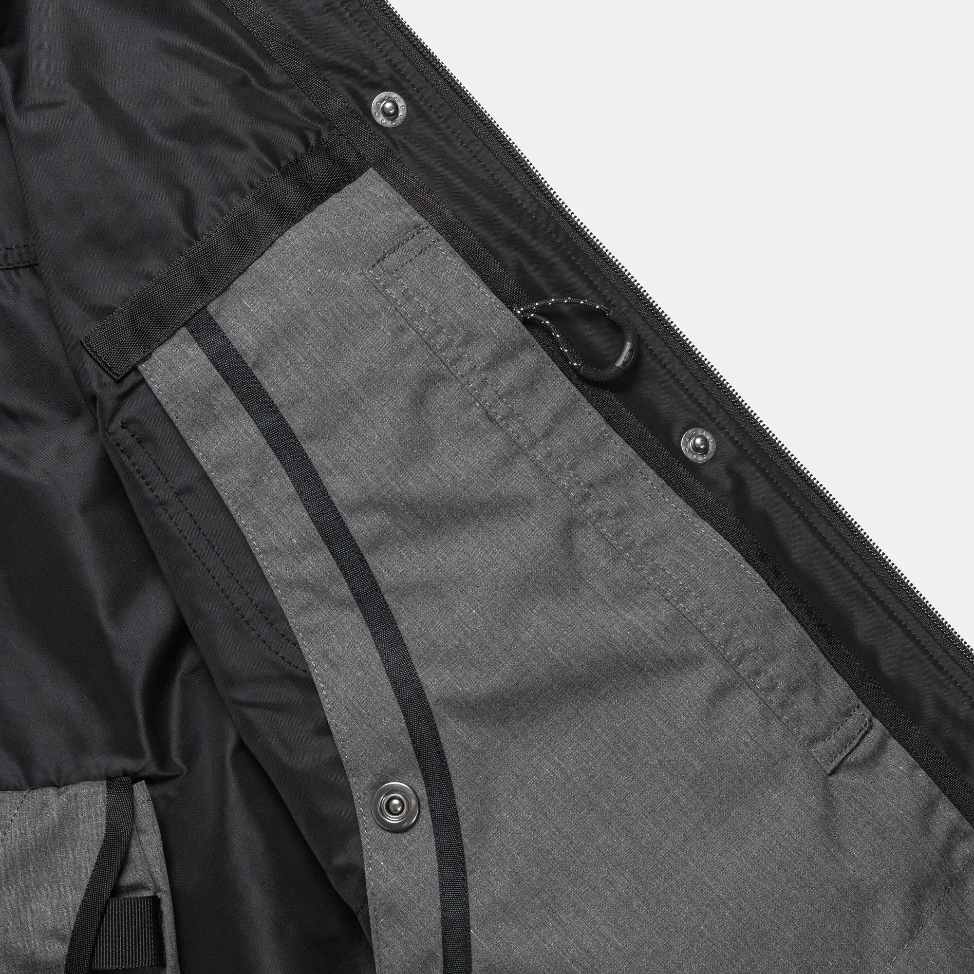 Polyester Twill Laminated Jacket x OAKLEY - Black/Black