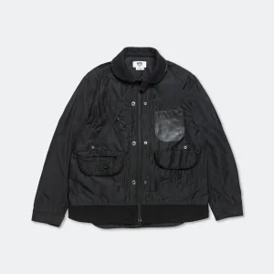 Polyester Twill Laminated Jacket x OAKLEY - Black/Black