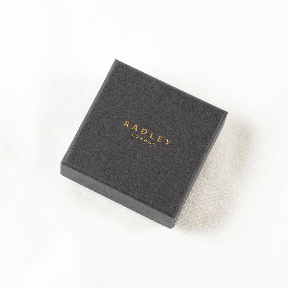 Radley Rose Gold Plated Double Circle Stud Earrings RYJ1146