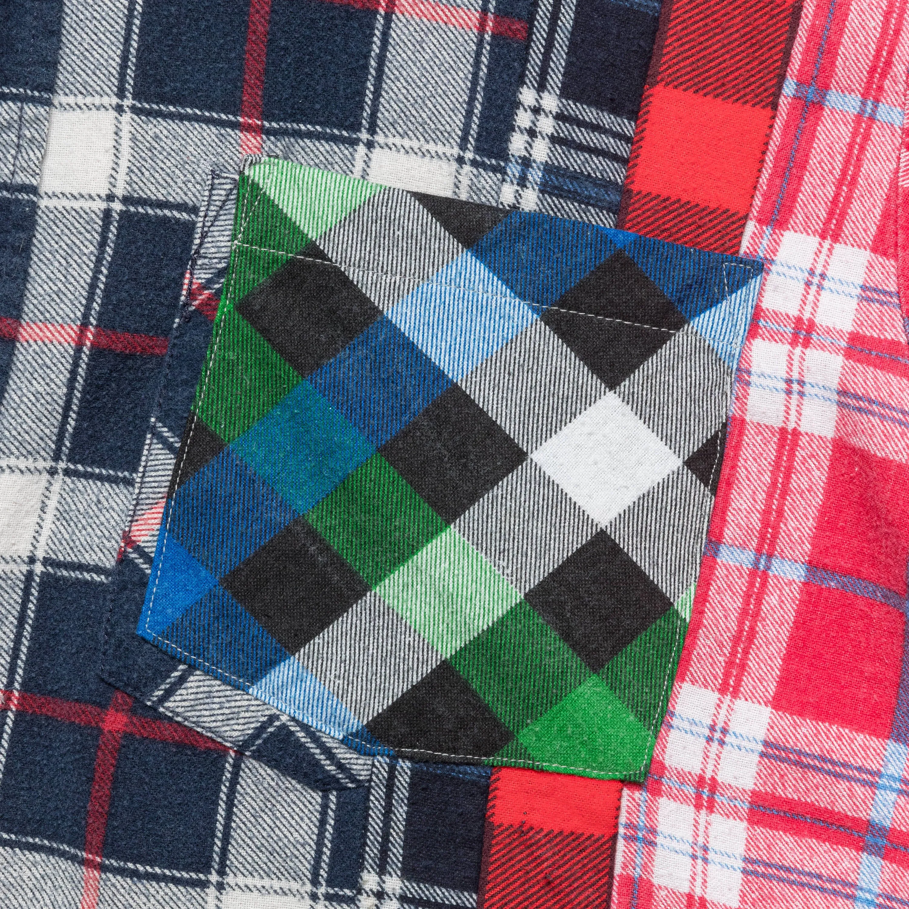 Rebuild Flannel 7 Cuts Shirt SS25 - Large #6