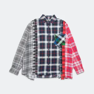 Rebuild Flannel 7 Cuts Shirt SS25 - Large #6