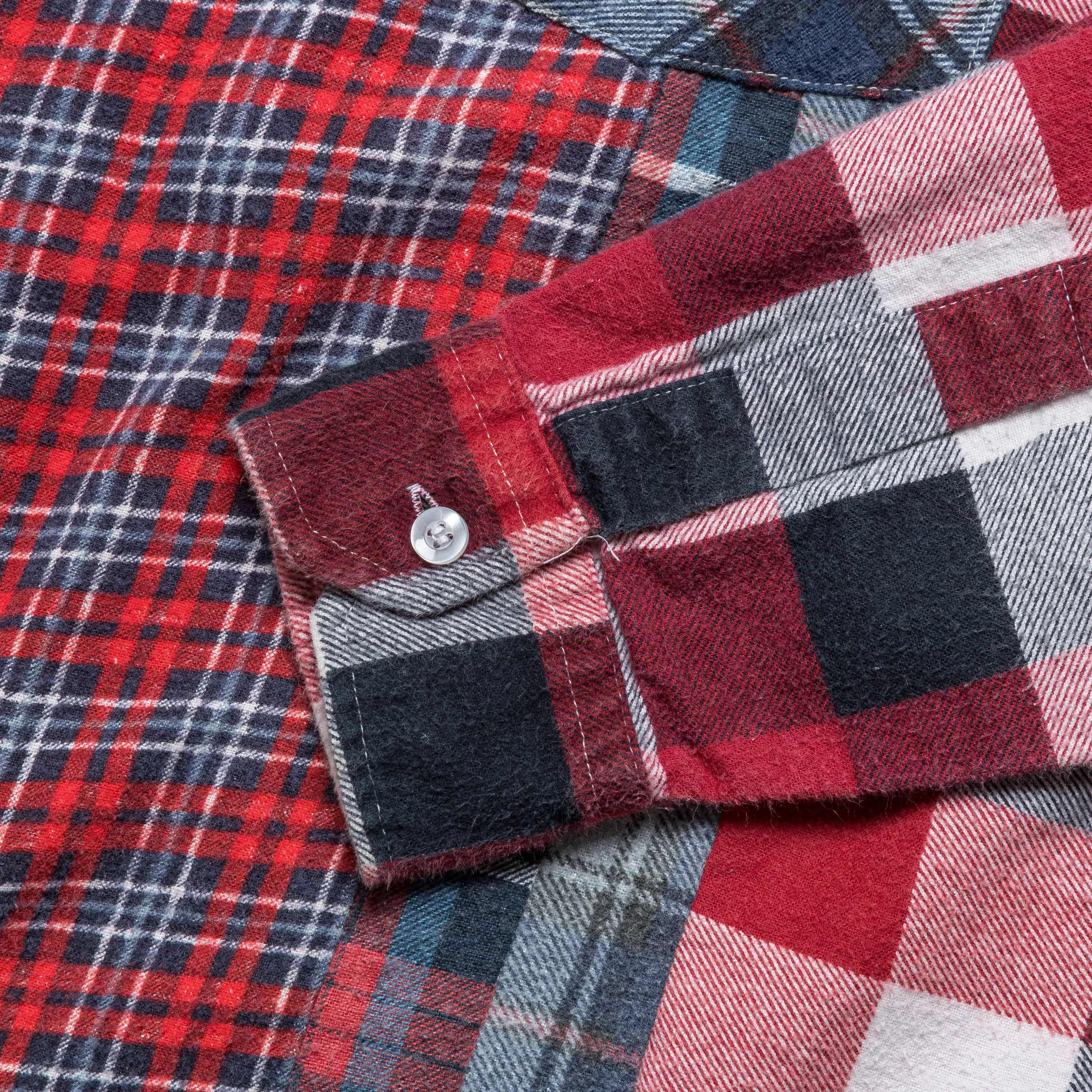 Rebuild Flannel 7 Cuts Shirt SS25 - X-Large #2