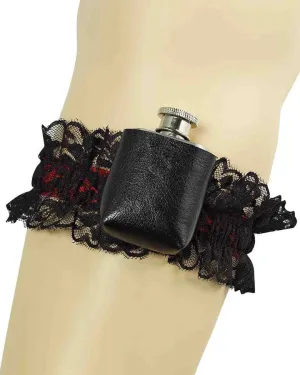 Roaring 20s Garter with Flask